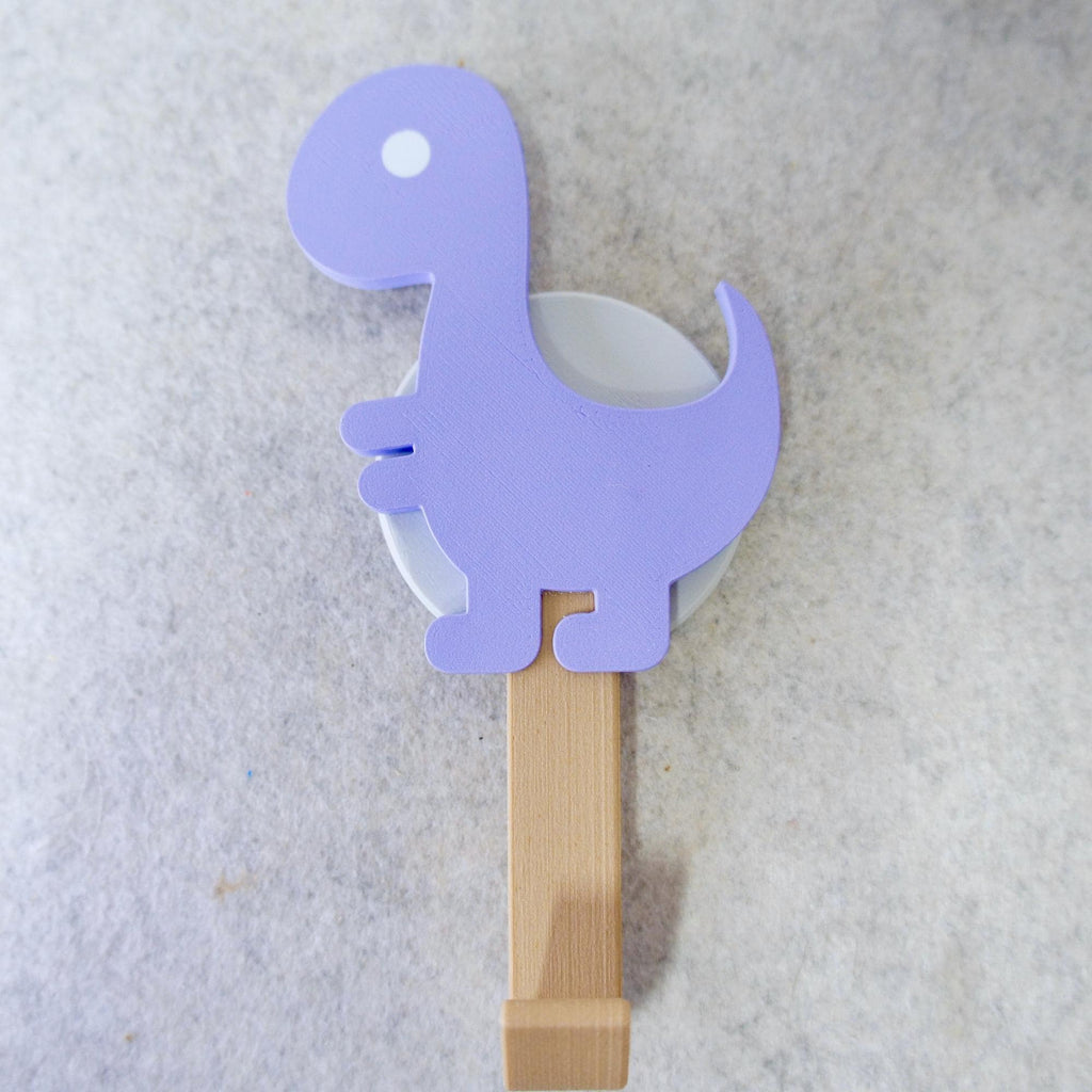 Colourful Childs Dinosaur Clothes or Coat Hook