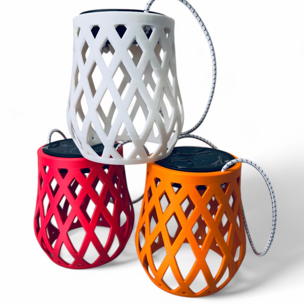 Garden Solar Lantern Light with loop cord - Colourful and bright