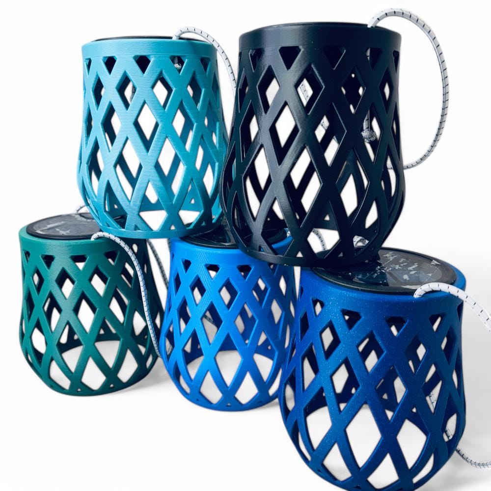 Garden Solar Lantern Light with loop cord - Colourful and bright