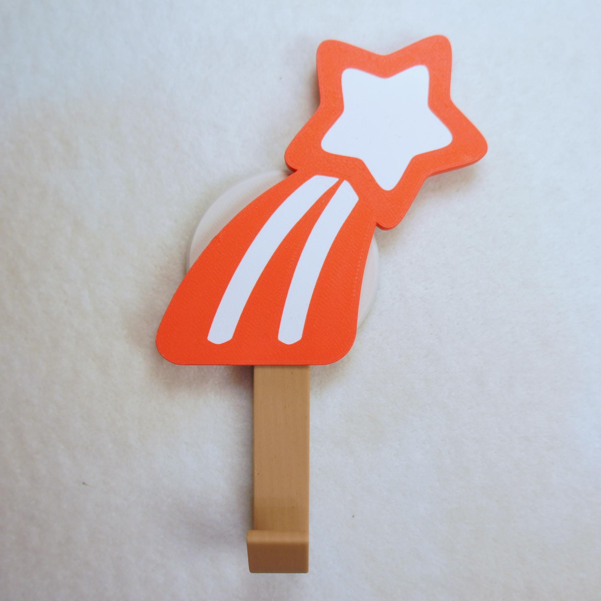 Colourful Childs Shooting Star Clothes or Coat Hook
