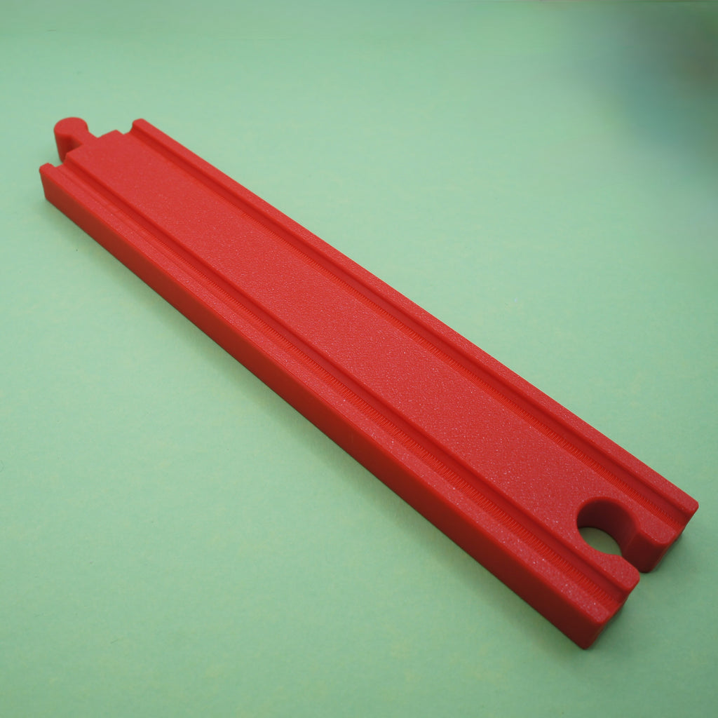 Straight Colourful Train Track 20cm | Brio & Thomas Compatible