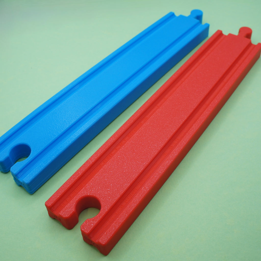 Straight Colourful Train Track 20cm | Brio & Thomas Compatible