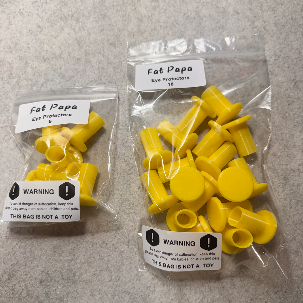 Bamboo Cane Eye Protectors - Medium/Large Safety Caps