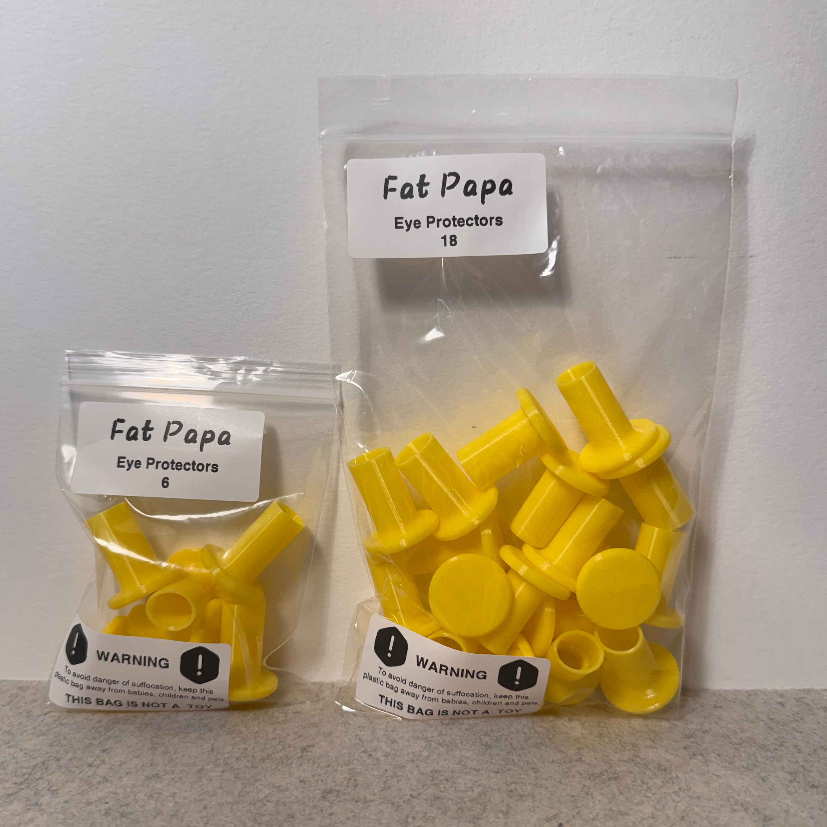 Bamboo Cane Eye Protectors - Medium/Large Safety Caps