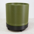 Industrial Urban style Spiral Groove Planter / Plant Pot with drip tray and feet