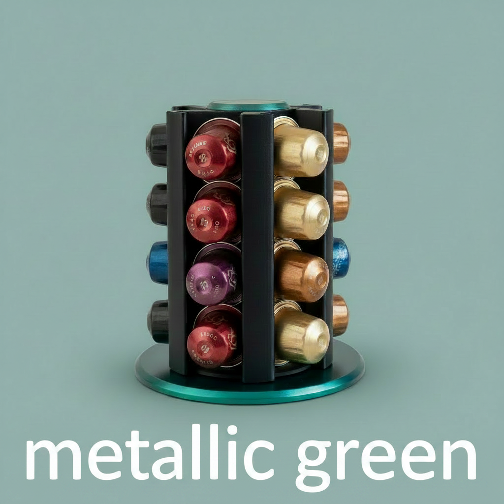 Rotating Nespresso Pod Holder - Large Text