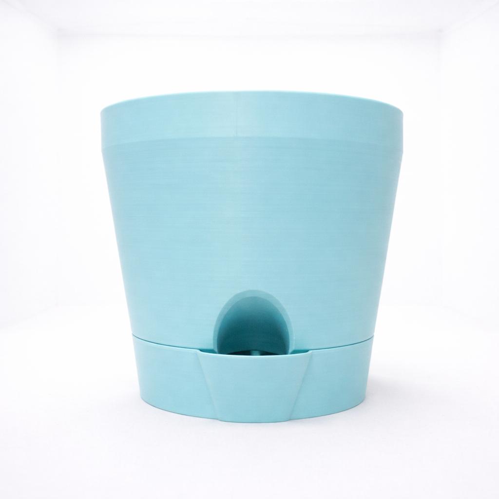 Pastel Colours "Self-Watering" Plant Pot with Drip tray
